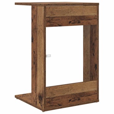 vidaXL Τραπεζάκι Πλευράς Παλιό ξύλο 40x38x62,5 εκ 1 τεμ.