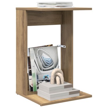 vidaXL Τραπεζάκι Πλευράς Artisan Oak 40x38x62,5 εκ 1 τεμ.