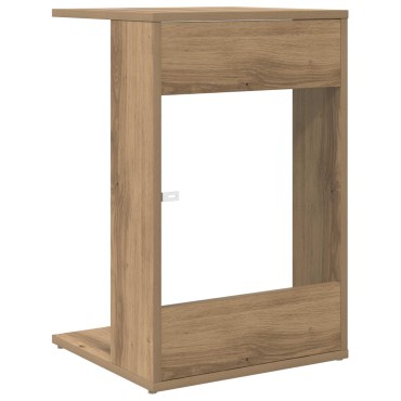vidaXL Τραπεζάκι Πλευράς Artisan Oak 40x38x62,5 εκ 1 τεμ.