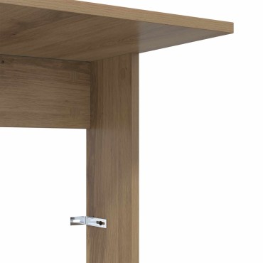 vidaXL Τραπεζάκι Πλευράς Artisan Oak 40x38x62,5 εκ 1 τεμ.