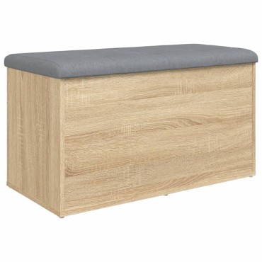 vidaXL Πάγκος Αποθήκευσης Sonoma Δρυς 82x42x45cm από Τεχνητό Ξύλο 1 τεμ.