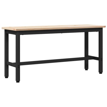 vidaXL Καθιστικό Σαλονιού Φυσικό 100x32,5x49cm Στερεό ξύλο πεύκου