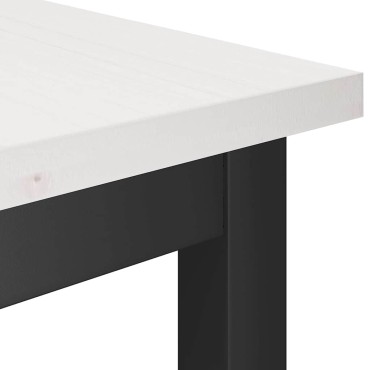 vidaXL Καθιστικό Σαλονιού 100x32,5x49cm 2 τεμ. Στερεό ξύλο πεύκου