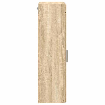 vidaXL Ντουλάπα τοίχου μπάνιου TULUM Δρύς Sonoma 37x24,5x86 εκ 1 τεμ.