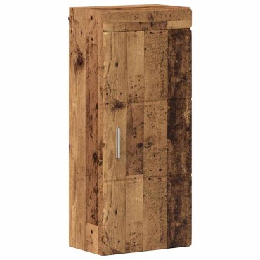 vidaXL Ντουλάπα τοίχου μπάνιου TULUM Παλιό ξύλο 37x24,5x86 εκ 1 τεμ.