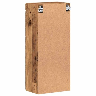 vidaXL Ντουλάπα τοίχου μπάνιου TULUM Παλιό ξύλο 37x24,5x86 εκ 1 τεμ.