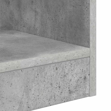 vidaXL End Table Σκυρόδεμα Γκρι 30,5x30x45cm Επεξεργασμένο Ξύλο