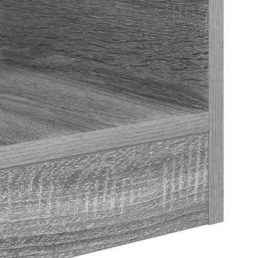 vidaXL End Table Γκρίζο Σονομα 30,5x30x45cm Επεξεργασμένο Ξύλο