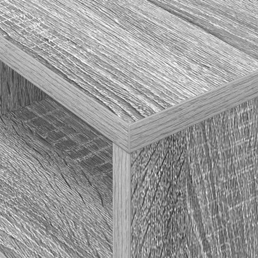vidaXL End Table 2 τεμ. Γκρι Sonoma 30,5x30x45 εκ