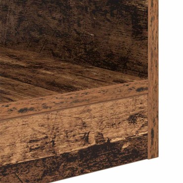 vidaXL End Table 2 τεμ. Παλιό ξύλο 30,5x30x45 εκ