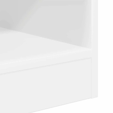 vidaXL End Table 2 τεμ. Λευκό 40,5x40x45cm Επεξεργασμένο Ξύλο