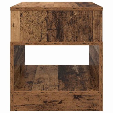 vidaXL End Table 2 τεμ. Παλιό ξύλο 40,5x40x45 εκ