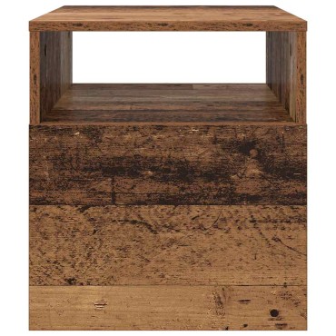 vidaXL End Table 2 τεμ. Παλιό ξύλο 40,5x40x45 εκ