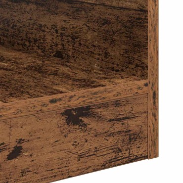 vidaXL End Table 2 τεμ. Παλιό ξύλο 40,5x40x45 εκ