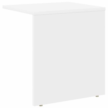 vidaXL End Table 2 τεμ. Λευκό 37x32x40cm Επεξεργασμένο Ξύλο