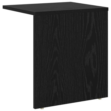 vidaXL End Table Μαύρη Οξυά 37x32x40cm Επεξεργασμένο Ξύλο