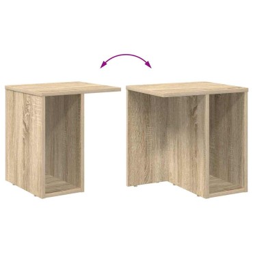 vidaXL End Table Δρύς Sonoma 37x32x40cm Επεξεργασμένο Ξύλο