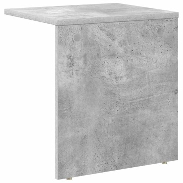 vidaXL End Table Σκυρόδεμα Γκρι 37x32x40cm Επεξεργασμένο Ξύλο