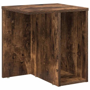 vidaXL End Table 2 τεμ. Καπνισμένο Ξύλο Δρυός 37x32x40 εκ