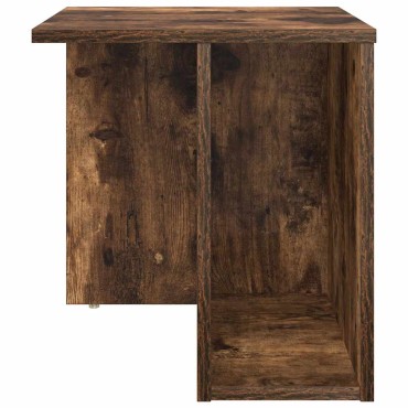 vidaXL End Table 2 τεμ. Καπνισμένο Ξύλο Δρυός 37x32x40 εκ