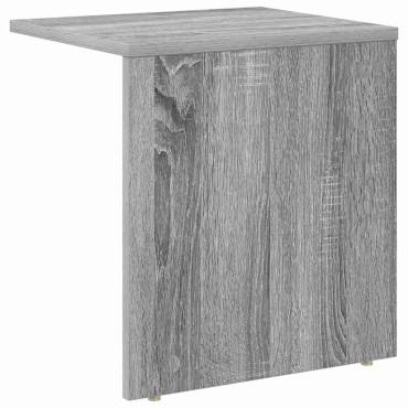 vidaXL End Table 2 τεμ. Γκρι Sonoma 37x32x40cm Επεξεργασμένο Ξύλο