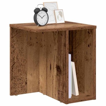 vidaXL End Table 2 τεμ. Παλιό ξύλο 37x32x40cm Επεξεργασμένο Ξύλο