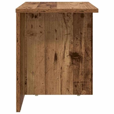 vidaXL End Table 2 τεμ. Παλιό ξύλο 37x32x40cm Επεξεργασμένο Ξύλο