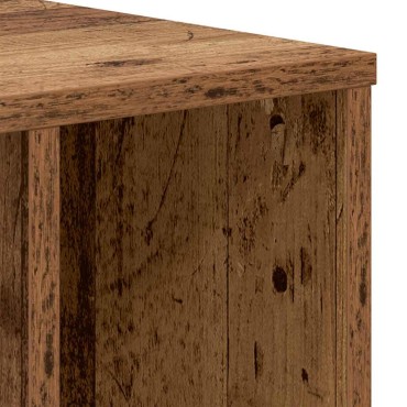 vidaXL End Table 2 τεμ. Παλιό ξύλο 37x32x40cm Επεξεργασμένο Ξύλο
