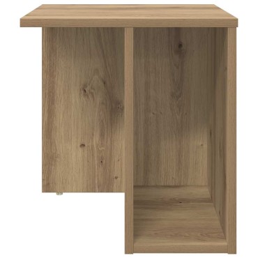 vidaXL End Table Artisan Oak 37x32x40cm Επεξεργασμένο Ξύλο