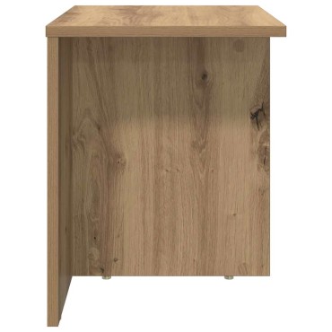 vidaXL End Table Artisan Oak 37x32x40cm Επεξεργασμένο Ξύλο