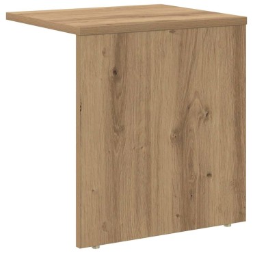 vidaXL End Table Artisan Oak 37x32x40cm Επεξεργασμένο Ξύλο