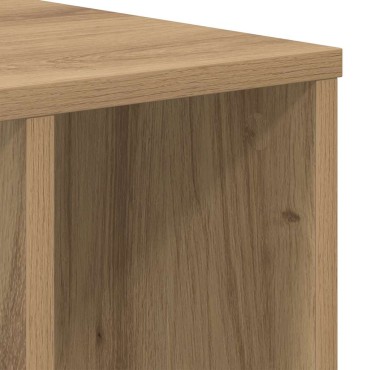 vidaXL End Table Artisan Oak 37x32x40cm Επεξεργασμένο Ξύλο