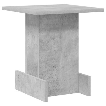 vidaXL End Table Σκυρόδεμα Γκρι 35,5x35x40cm Επεξεργασμένο Ξύλο