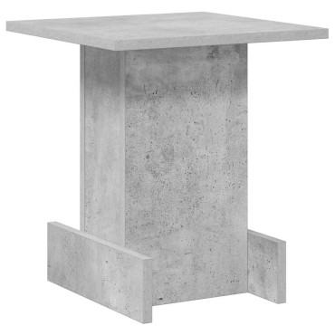 vidaXL End Table Σκυρόδεμα Γκρι 35,5x35x40cm Επεξεργασμένο Ξύλο