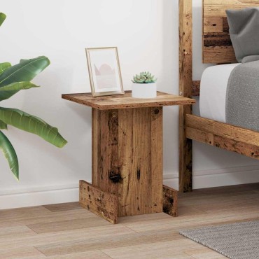 vidaXL End Table Παλιό ξύλο 35,5x35x40cm Επεξεργασμένο Ξύλο