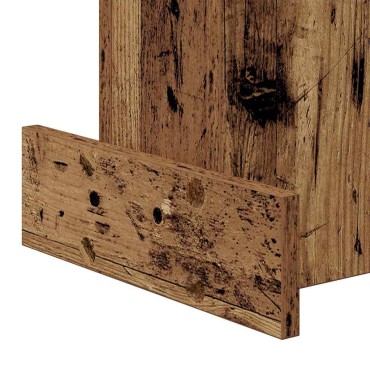 vidaXL End Table Παλιό ξύλο 35,5x35x40cm Επεξεργασμένο Ξύλο