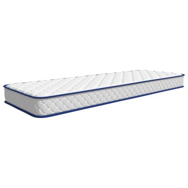 vidaXL Στρώμα με Αφρό Μνήμης Λευκό 70x200x17cm μαλακό 1 τεμ. - Μονό
