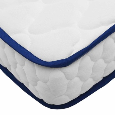 vidaXL Στρώμα με Αφρό Μνήμης Λευκό 70x200x17cm μαλακό 1 τεμ. - Μονό