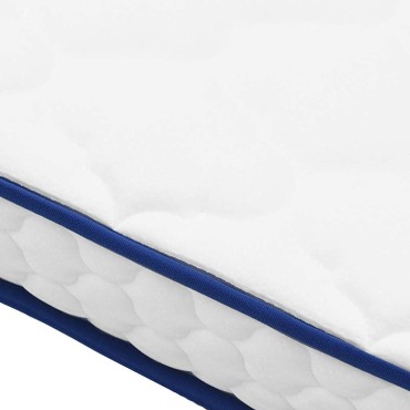 vidaXL Στρώμα με Αφρό Μνήμης Λευκό 70x200x17cm μαλακό 1 τεμ. - Μονό