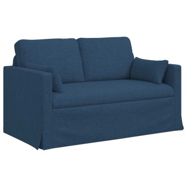 vidaXL Καναπές Μπλε 139x78x80cm ύφασμα