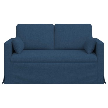 vidaXL Καναπές Μπλε 139x78x80cm ύφασμα