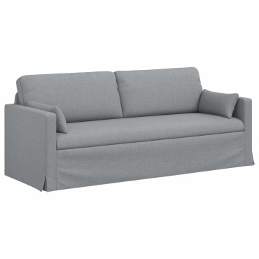 vidaXL Καναπές Ανοιχτό γκρι 78x78x80cm ύφασμα