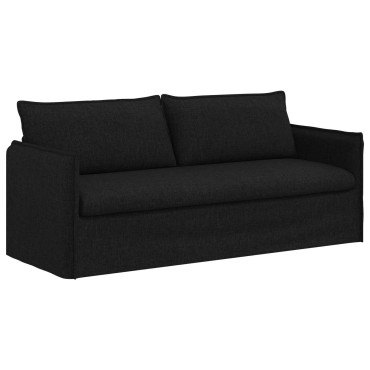 vidaXL Καναπές Μαύρο 196x82x85cm ύφασμα