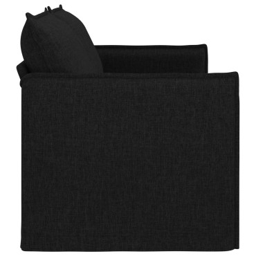 vidaXL Καναπές Μαύρο 196x82x85cm ύφασμα