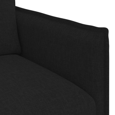 vidaXL Καναπές Μαύρο 196x82x85cm ύφασμα