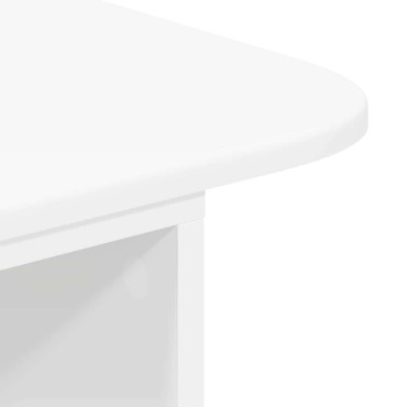 vidaXL Τραπέζι κονσόλας Λευκό 93x40x75cm Επεξεργασμένο Ξύλο