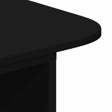 vidaXL Τραπέζι κονσόλας Μαύρο 93x40x75cm Επεξεργασμένο Ξύλο