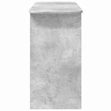 vidaXL Τραπέζι κονσόλας Σκυρόδεμα Γκρι 93x40x75 εκ