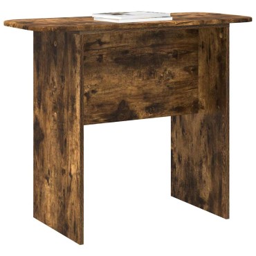 vidaXL Τραπέζι κονσόλας Καπνιστό Δρύς 93x40x75 εκ