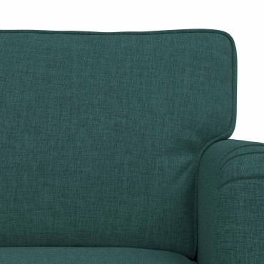 vidaXL Σετ Καναπέ 2 τεμ. Σκούρο Πράσινο ύφασμα 162x80x85cm  Διθέσιος